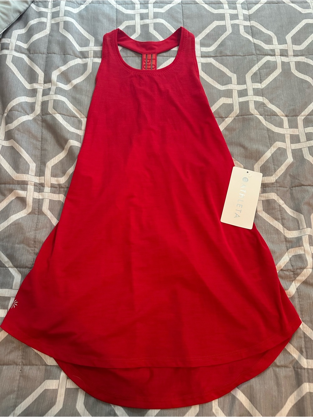 Athleta Women's Red Racerback Tank